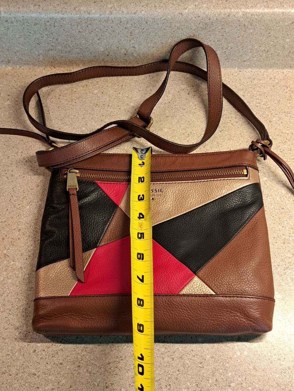 Fossil Leather Crossbody Bag - Picture 5 of 10